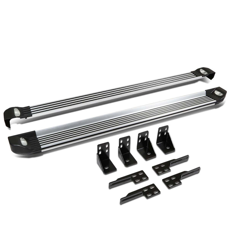 ESTRIBOS ALUMINUM - 06-12 TOYOTA RAV4 - W/ LIGHTS - BLACK