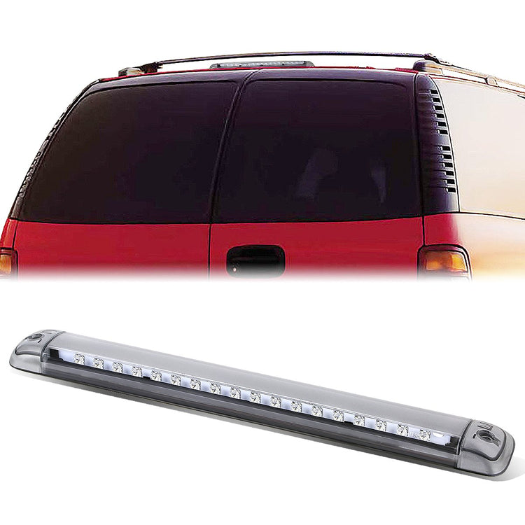 LUZ DE FRENO 94 CHEVY BLAZER - FULL SIZE / 94-05 CHEVY BLAZER S10 2-DR / 98-03 CHEVY BLAZER S104-DR - FITS MODELS WITH TAILGATE / 00-04 CHEVY SUBURBAN 1500, 2500, GMC YUKON XL 1500, GMC YUKON XL 2500 - FITS MODELS WITH REAR CARGO DOORS / 92-99 CHEVY