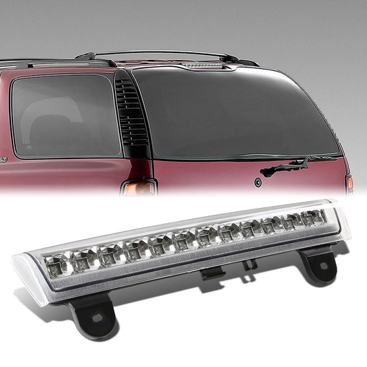 LUZ DE FRENO 00-06 CHEVY SUBURBAN 1500, 2500, CHEVY TAHOE, GMC YUKON, GMC YUKON XL 1500, 2500 - FITS LIFTGATE MODEL REAR DOORS ONLY - LED - CHROME