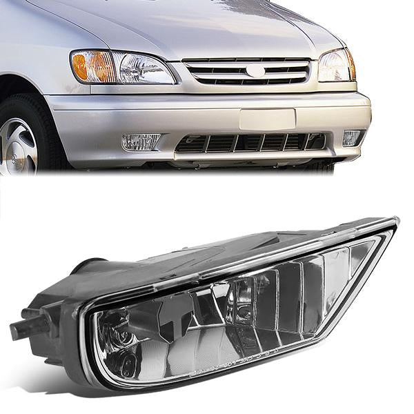 FAROS DE NIEBLA 01-03 TOYOTA SIENNA - PASSENGER SIDE - 9006 BULB - CLEAR