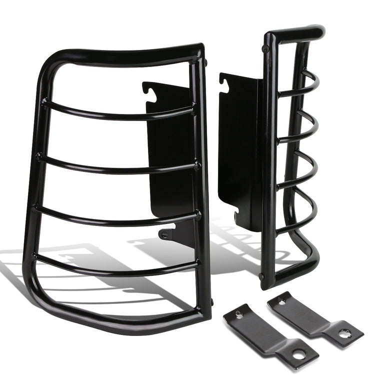 PROTECTOR FAROS TRASEROS TAIL LIGHT GUARD - 08-16 FORD F-250, F-350, F-450 - SUPER DUTY - BLACK
