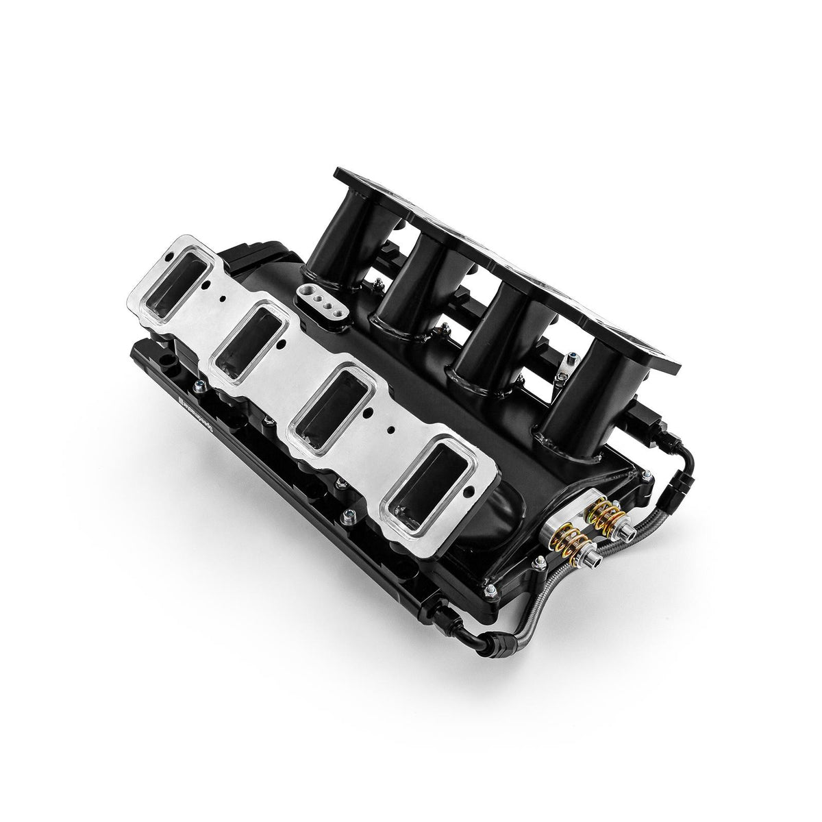 Chevy GM LS3 2pc Fabricated Ram Air 98mm 4 Bolt EFI Intake Manifold Black