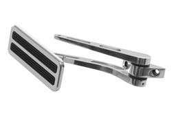 Chrome Steel Adjustable Gas Pedal Assembly With 2 Rubber Inserts