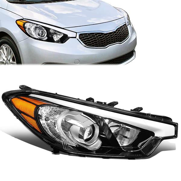 FAROS OE STYLE - 14-16 KIA FORTE, FORTE KOUP, FORTE 5 - FITS HALOGEN MODELS W/O LED DRL ONLY - H1 HIGH / H7 LOW / 2357A SIGNAL - RIGHT