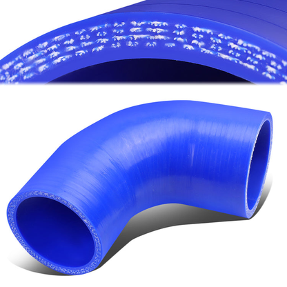 COPLE DE SILICON 3-PLY - 2.25" TO 2.50" REDUCER W/ 90 DEGREE - BLUE - RM4-4