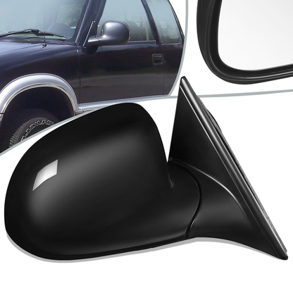 RETROVISOR MIRROR - OEM - 98-99 CHEVY BLAZER / 98 CHEVY S10 PICKUP / 98GMC SONOMA / 98-99 OLDSMOBILE BRAVADA - POWERED - HEATED - PAINTABLE - BLACK - RIGHT