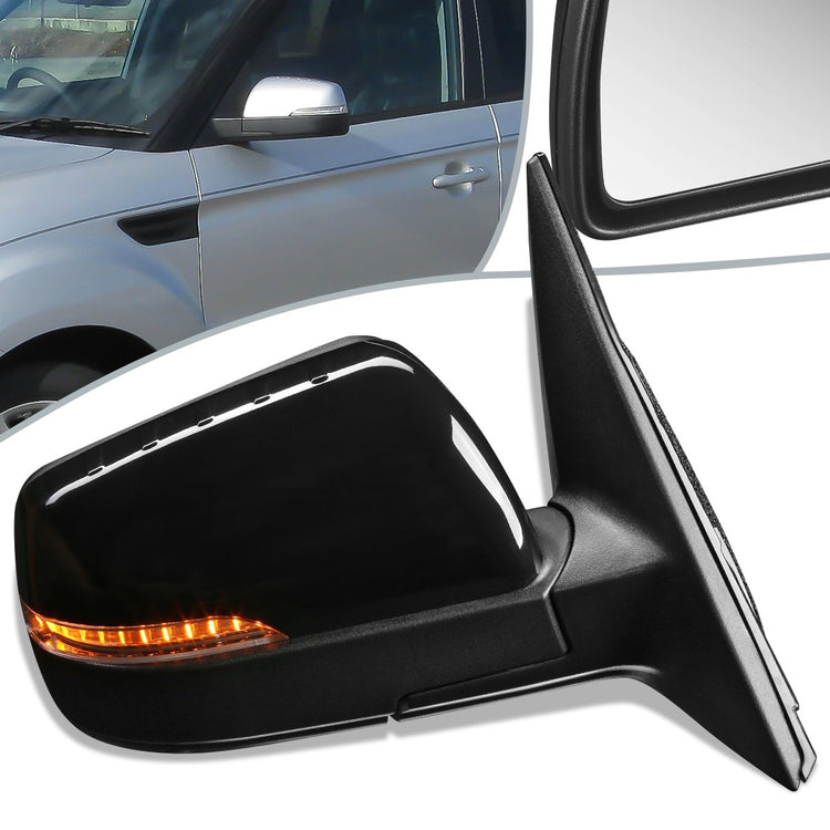 RETROVISOR MIRROR - OEM - 12-13 KIA SOUL - POWERED - HEATED - PAINTABLE - BLACK - RIGHT