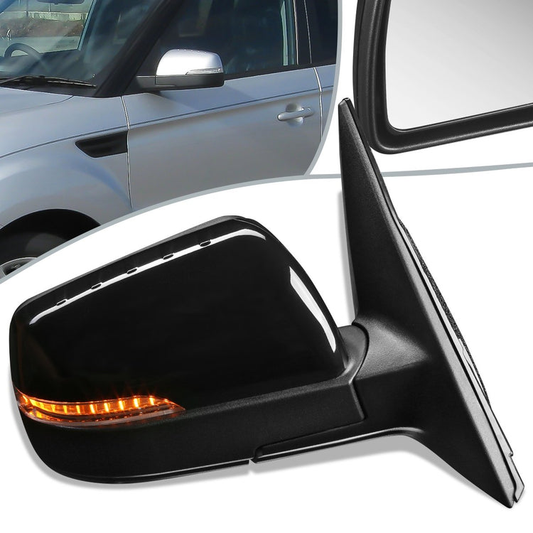RETROVISOR MIRROR - OEM - 12-13 KIA SOUL - POWERED - HEATED - PAINTABLE - BLACK - RIGHT