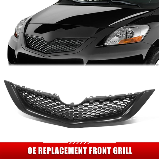 PARRILLA GRILLE - TY YARS VITZ 07-11/ GRILLE ASS'Y 09-11/ MAT-BLACK (4D)//PARTS.NO,TO1200328//OEM NO,5311152580C0