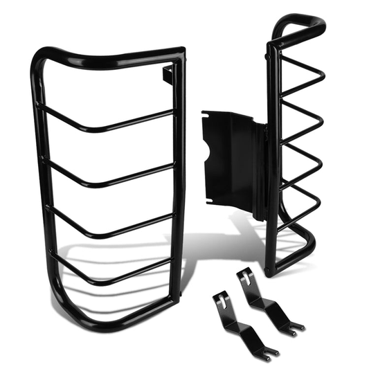 PROTECTOR FAROS TRASEROS TAIL LIGHT GUARD - 06-10 HUMMER H3 - BLACK