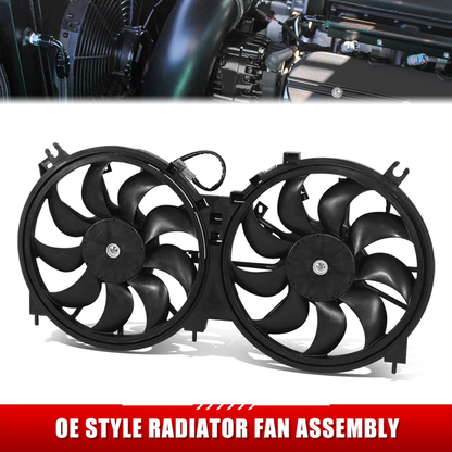 ABANICOS OE STYLE -DS MURNO '09-'14 RAD.COOLING FAN ASS'Y(3.5) (DUAL))(SAME=QUEST)