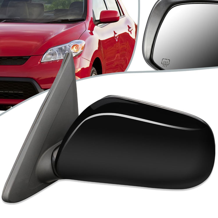 RETROVISOR MIRROR - OEM - 09-14 TOYOTA MATRIX - POWERED - HEATED - PAINTABLE - BLACK - LEFT