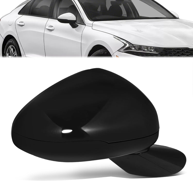 RETROVISOR MIRROR - OE STYLE - KIA K5 21-24 - WITH POWER WITH HEATED GLASS WITH BLIND SPOT - FOR EX - PASSENGER SIDE - PAINT TO MATCH - BLACK