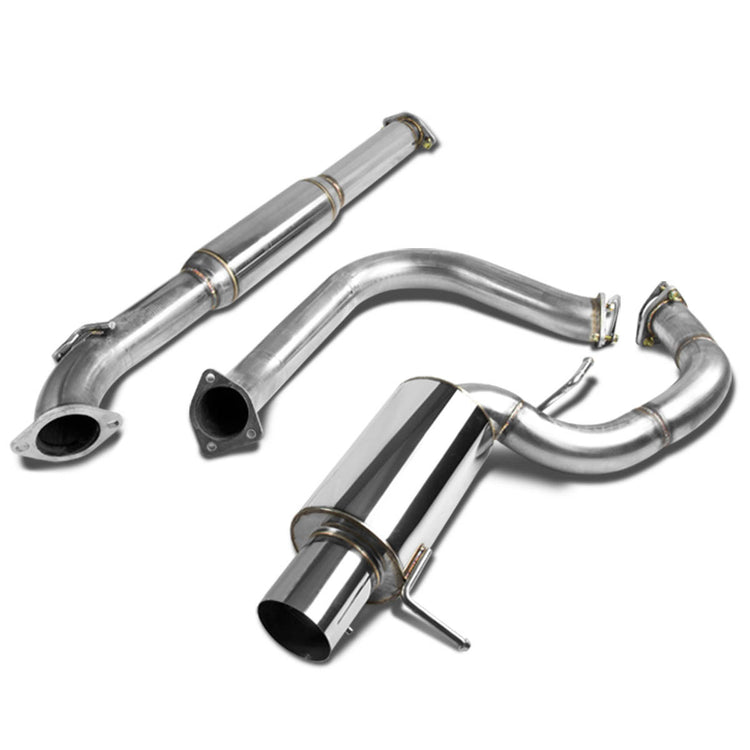 TUBERIA CATBACK CATBACK - 00-05 MITSUBISHI ECLIPSE V6 - SINGLE TIP - STAINLESS STEEL