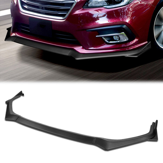 LIP FRONTAL 19-20 SUBARU LEGACY - REQUIRES DRILLING BUMPER FOR INSTALLATION -3PC - MATTE BLACK