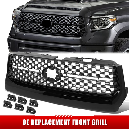 PARRILLA GRILLE - TY TUNDR 14-21/ GRILLE ASS'Y 18-21/ W/PAINTED GRAY/ W/BLACK FRAME/ W/O CHROME SURROUND