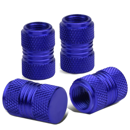 ACCESORIOS 17MM / 1.00" TALL - KNURLED STYLE - BLUE