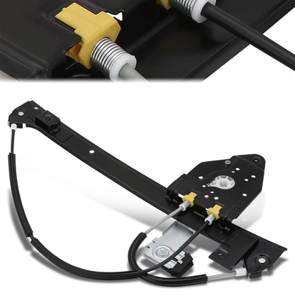 REGULADOR DE VENTANA WINDOW MOTORS & REGULATORS - METALLIC - 04-07 BUICK RAINIER/02-09 CHEVY TRAILBLAZER/02-09 GMC ENVOY/03-08 ISUZU ASCENDER/02-04 OLDSMOBILE BRAVADA/05-09 SAAB 9-7X - METALLIC - BARE STEEL/PLASTIC