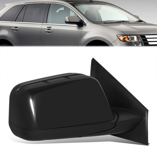 RETROVISOR MIRROR - OE STYLE - FORD EDGE 08 - WITH POWER WITH HEATED GLOSS COVER - PASSENGER SIDE - PAINT TO MATCH - BLACK