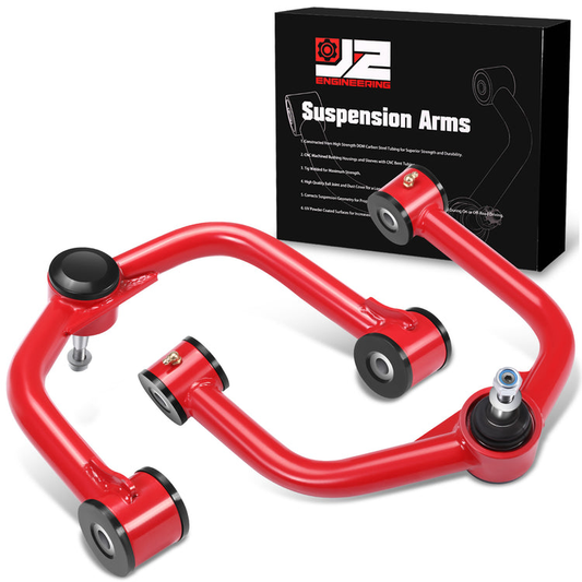 HORQUILLAS 04-15 NISSAN TITAN 2005-19 AMADA 2-4" LIFT,
2004-2015 NISSAN TITAN (EXCLUDES PRO-4X)
2005-2019 NISSAN ARMADA (EXCLUDES PRO-4X)
RED+BLACK