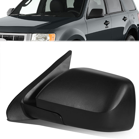 RETROVISOR MIRROR - OE STYLE - FORD ESCAPE 2010-2012 - WITH POWER WITH BLIND SPOT MIRROR WITH HEATED - DRIVER LEFT SIDE - BLACK