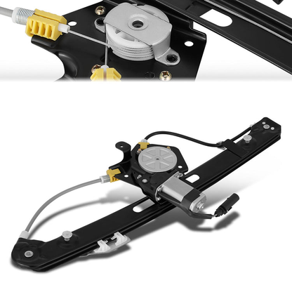 REGULADOR DE VENTANA WINDOW MOTORS & REGULATORS - METALLIC - 99-00 BMW 323I/01-05 BMW 325I/01-05 BMW 325XI/99-00 BMW 328I/ 01-05 BMW 330I/01-05 BMW 330XI - FITS 4-DOOR SEDAN / WAGON MODELS ONLY - METALLIC - BARE STEEL/PLASTIC