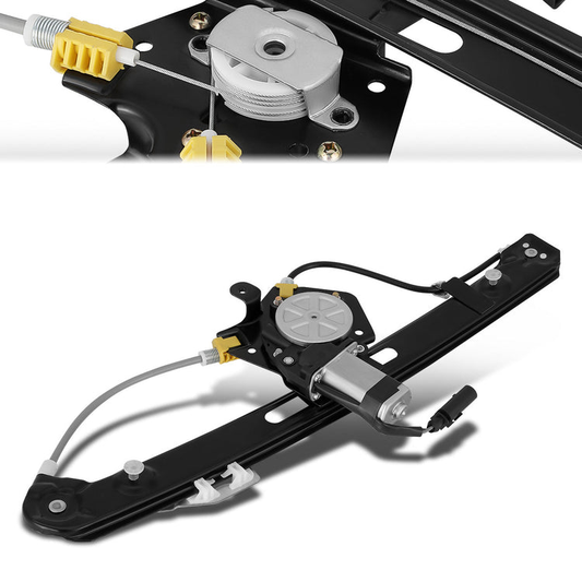 REGULADOR DE VENTANA WINDOW MOTORS & REGULATORS - METALLIC - 99-00 BMW 323I/01-05 BMW 325I/01-05 BMW 325XI/99-00 BMW 328I/ 01-05 BMW 330I/01-05 BMW 330XI - FITS 4-DOOR SEDAN / WAGON MODELS ONLY - METALLIC - BARE STEEL/PLASTIC