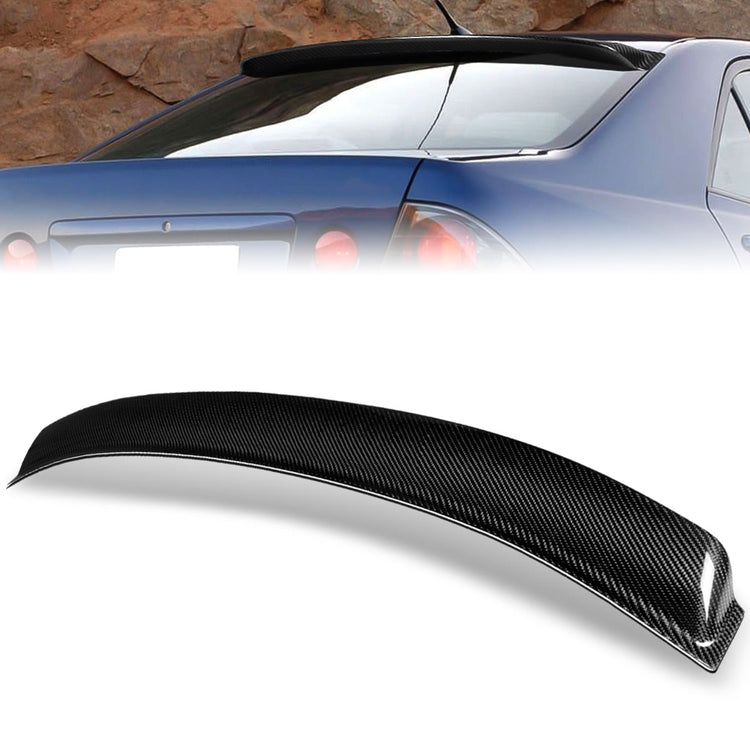 SPOILER CAR ROOF SPOILER - 14-20 LEXUS IS250 IS300 IS350 - FITS SEDAN MODELS - CARBON FIBER BLACK