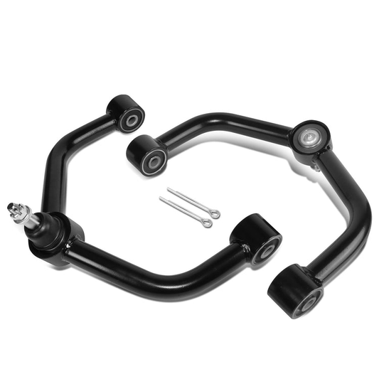 HORQUILLAS 2009-2018 RAM 1500 2WD FRONT UPPER CONTROL ARM BALL JOINT FOR 2-4" LIFT KIT, BLACK+BLACK