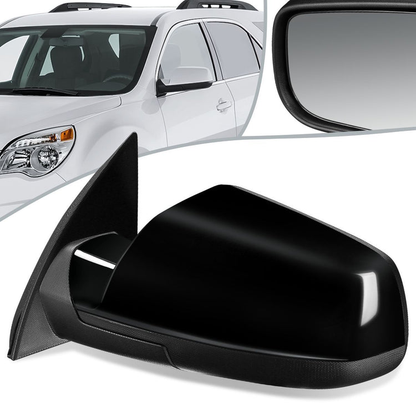 RETROVISOR MIRROR - OEM - 10-15 CHEVY EQUINOX / 10-11 GMC TERRAIN - POWERED - HEATED - PAINTABLE - BLACK - LEFT