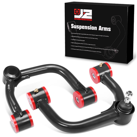 HORQUILLAS 03-22 TOYOTA FJ CRUISER 4RUNNER FRONT UPPER CONTROL ARMS 2-4"LIFT,
2003-2022 TOYOTA 4RUNNER
2007-2014 TOYOTA FJ CRUISER
2010-2016 LEXUS GX460
2003-2009 LEXUS GX470
BLACK+RED