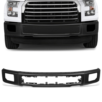 DEFENSA 15-17 FORD F-150, EXCLUDES RAPTOR MODELS; W/O END CAPS; W/ FOG LAMPS - BLACK