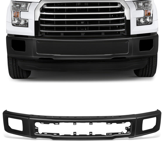 DEFENSA 15-17 FORD F-150, EXCLUDES RAPTOR MODELS; W/O END CAPS; W/ FOG LAMPS - BLACK