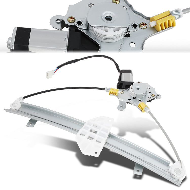 REGULADOR DE VENTANA WINDOW MOTORS & REGULATORS - METALLIC - 93-96 MITSUBISHI MIRAGE - METALLIC - BARE STEEL/PLASTIC