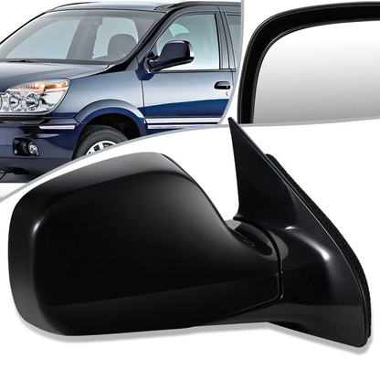 RETROVISOR MIRROR - OEM - 02-05 BUICK RENDEZVOUS - POWERED - HEATED - W/ MEMORY - FOLDING - BLACK MATERIAL - RIGHT