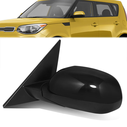 RETROVISOR MIRROR - OE STYLE - KIA SOUL 14-19 - WITH POWER - DRIVER SIDE - PAINT TO MATCH - BLACK