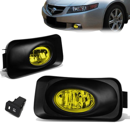 FAROS DE NIEBLA 04-05 ACURA TSX - WITH SWITCH, BEZEL - H11 BULB - AMBER