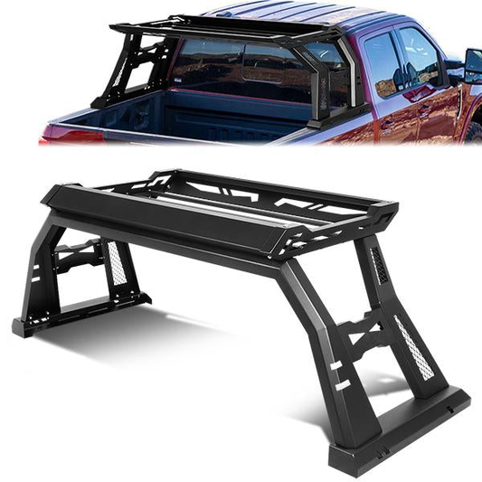 PORTAEQUIPAJE ROLL BAR ROLL BAR + CARGO BOX - 99-20 FORD F-250, F-350 SUPER DUTY - FITS STYLESIDE BEDS - BLACK