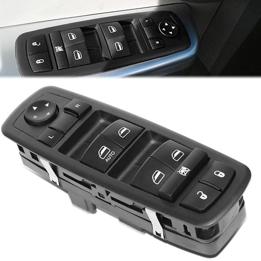INTERRUPTOR ELEVADOR ELECTRICO 09-10 DODGE JOURNEY / 07-11 DODGE NITRO / 08-12 JEEP LIBERTY - DRIVER SIDE - BLACK
