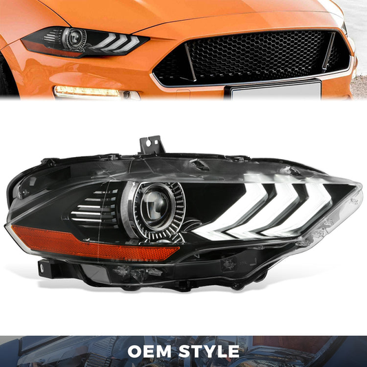 FAROS OE STYLE - 18-21 FORD MUSTANG HEADLIGHT - RIGHT SIDE