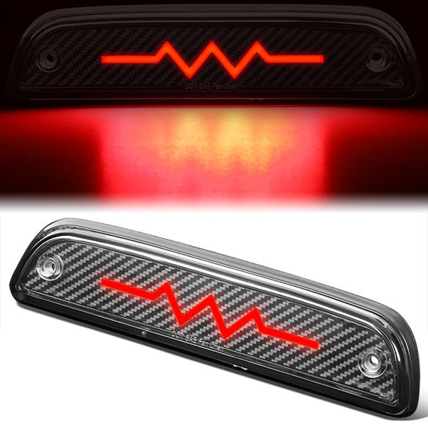 LUZ DE FRENO 95-15 TOYOTA TACOMA ALL MODELS / 16-PRESENT TACOMA ACCESS EXTENDED CAB - 3D - SEQUENTIAL HEARTBEAT LED - BLACK