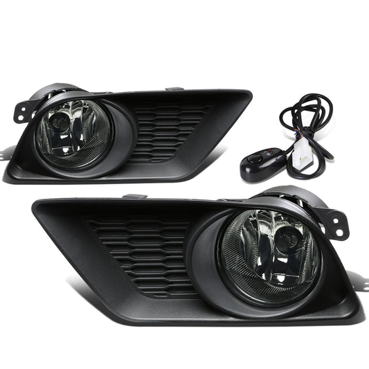 FAROS DE NIEBLA 11-14 DODGE CHARGER - WITH SWITCH, BEZEL - H8 BULB - SMOKE