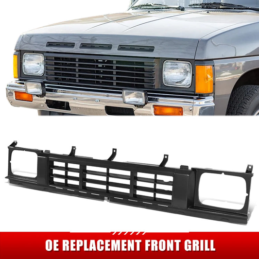 PARRILLA GRILLE - DS P/U '83-'85/'86-'97/ GRILLE ASS'Y 86-87/ DARK ARGENT/ (HARDBODY) (4WD)//PARTS.NO,NI1200109//OEM NO,6231031G00