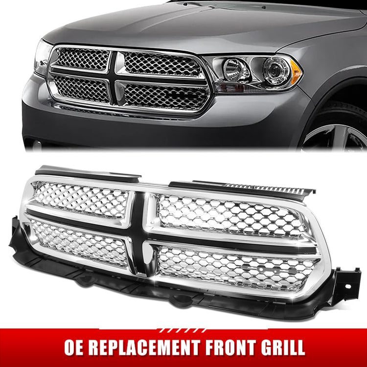 PARRILLA GRILLE - DG DURAGO '11-'13/ GRILLE ASS'Y/ CHROME/BLACK/ DEALER INSTALLED