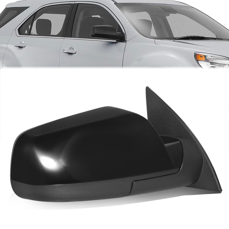 RETROVISOR MIRROR - OE STYLE - CHEVROLET EQUINOX 16-17 - GMC TERRAIN 16-17 - WITH POWER WITH HEATED GLASS WITH BLIND SPOT - PASSENGER SIDE - PAINT TO MATCH - BLACK