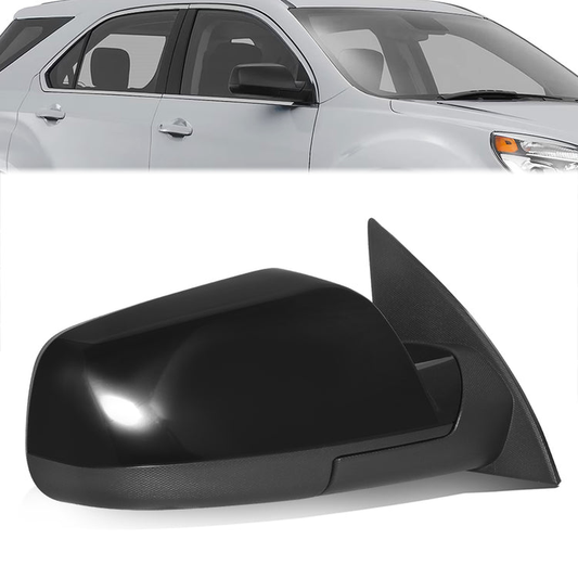 RETROVISOR MIRROR - OE STYLE - CHEVROLET EQUINOX 16-17 - GMC TERRAIN 16-17 - WITH POWER WITH HEATED GLASS WITH BLIND SPOT - PASSENGER SIDE - PAINT TO MATCH - BLACK