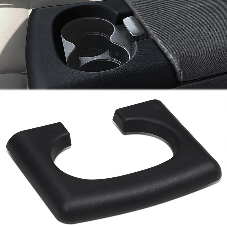 TAPA DE CONSOLA CENTER CONSOLE CUP HOLDER TRIM - 04-14 FORD F-150 - FITS MODELS WITH 40/20/40 BENCH SEATS - BLACK