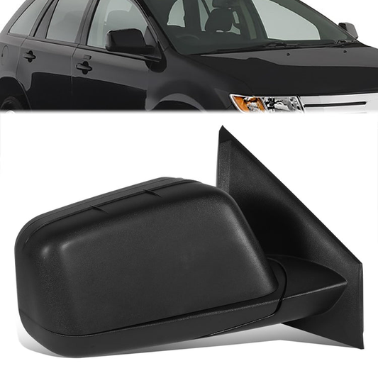 RETROVISOR MIRROR - OE STYLE - FORD EDGE 08 - WITH POWER TEXTURED COVER - PASSENGER SIDE - PAINT TO MATCH - BLACK