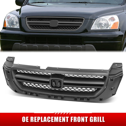 PARRILLA GRILLE - HD PILT '03-'05/ GRILLE ASS'Y/ SILVER/GRAY (EX)//PARTS.NO,HO1200171//OEM NO,75101S9VA11ZA