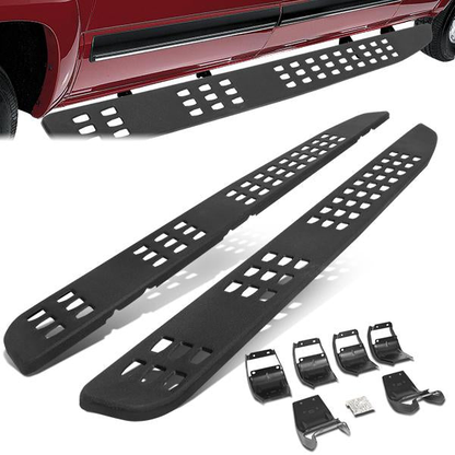 ESTRIBOS RAPTOR STYLE - 15-20 FORD F-150 / 17-20 FORD F-250, F-350 - CREW CAB - BLACK